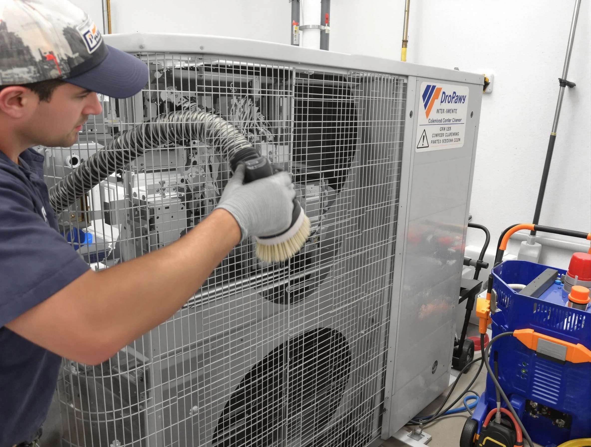 Cave Creek Air Duct Cleaning specialist performing precision AC coil cleaning for improved system performance in Cave Creek