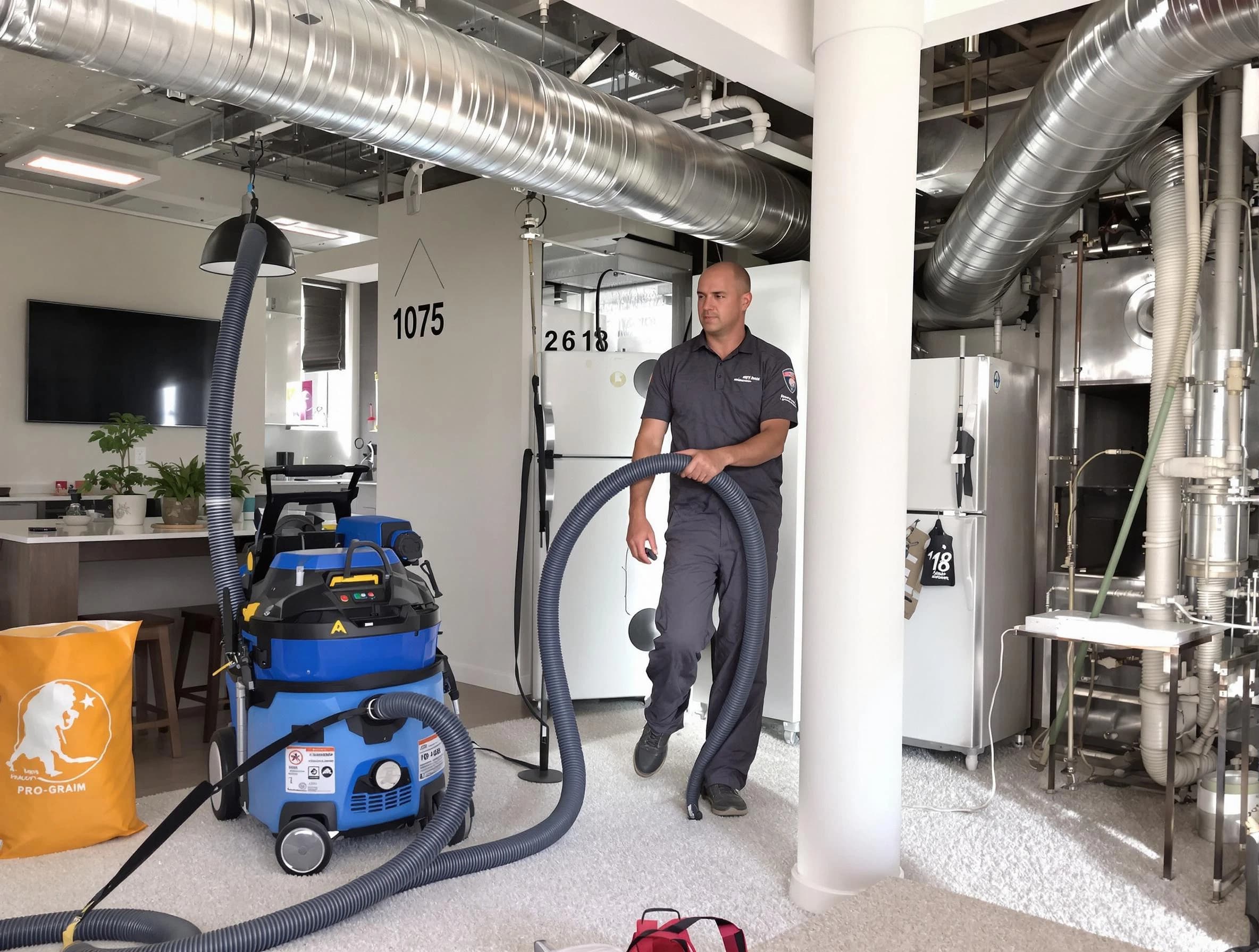 Cave Creek Air Duct Cleaning expert performing detailed indoor duct cleaning for improved air quality in Cave Creek