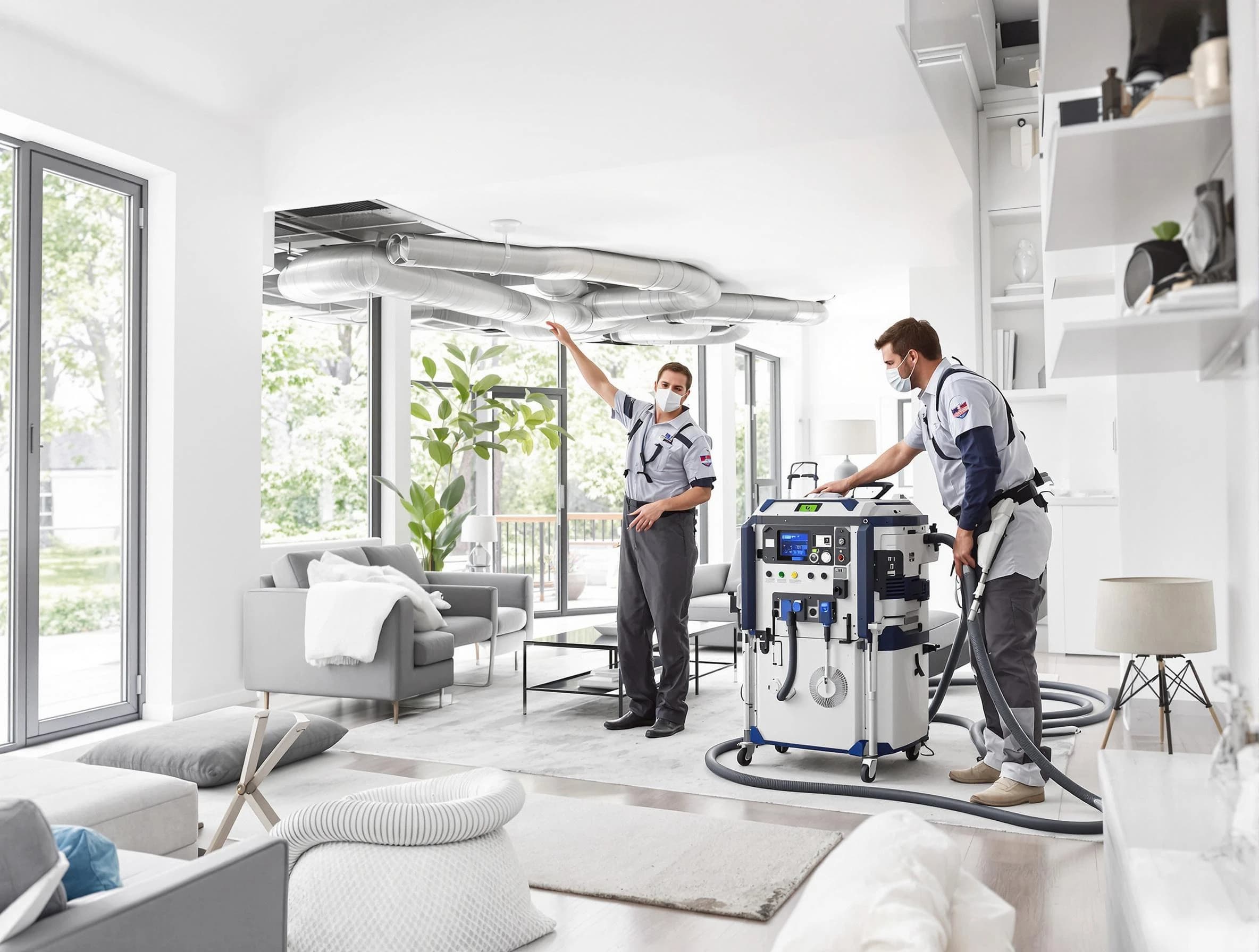 Cave Creek Air Duct Cleaning professional conducting pure air duct cleaning with state-of-the-art equipment in Cave Creek